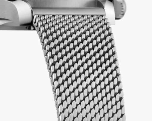 Omega Seamaster James Bond replica watch brushed mesh bracelet